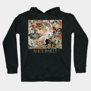 Equestrian Fantasy with Pink Lady (1913) by Alice Bailly Hoodie